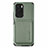 Funda Silicona Carcasa Ultrafina Goma con Magnetico S03D para Xiaomi Mi 11X Pro 5G Verde