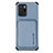 Funda Silicona Carcasa Ultrafina Goma con Magnetico S03D para Xiaomi Redmi Note 10 Pro 5G Azul