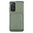 Funda Silicona Carcasa Ultrafina Goma con Magnetico S03D para Xiaomi Redmi Note 11 Pro 4G Verde