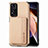 Funda Silicona Carcasa Ultrafina Goma con Magnetico S03D para Xiaomi Redmi Note 11 Pro+ Plus 5G Oro