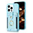 Funda Silicona Carcasa Ultrafina Goma con Magnetico S04D para Apple iPhone 16 Pro Azul Cielo