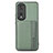 Funda Silicona Carcasa Ultrafina Goma con Magnetico S04D para Huawei Honor 80 Pro 5G Verde