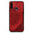 Funda Silicona Carcasa Ultrafina Goma con Magnetico S04D para Samsung Galaxy A20s Rojo