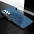 Funda Silicona Carcasa Ultrafina Goma con Magnetico S04D para Samsung Galaxy A32 4G Azul