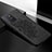 Funda Silicona Carcasa Ultrafina Goma con Magnetico S04D para Samsung Galaxy A91 Negro