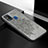 Funda Silicona Carcasa Ultrafina Goma con Magnetico S04D para Samsung Galaxy M31 Prime Edition Gris