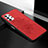 Funda Silicona Carcasa Ultrafina Goma con Magnetico S04D para Samsung Galaxy M32 5G Rojo