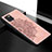 Funda Silicona Carcasa Ultrafina Goma con Magnetico S04D para Samsung Galaxy Note 10 Lite Oro Rosa
