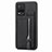 Funda Silicona Carcasa Ultrafina Goma con Magnetico S04D para Vivo Y21t Negro