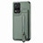 Funda Silicona Carcasa Ultrafina Goma con Magnetico S04D para Vivo Y32 4G Verde