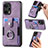 Funda Silicona Carcasa Ultrafina Goma con Magnetico S04D para Xiaomi Poco F5 5G Morado