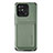 Funda Silicona Carcasa Ultrafina Goma con Magnetico S04D para Xiaomi Redmi 10 India Verde