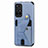 Funda Silicona Carcasa Ultrafina Goma con Magnetico S04D para Xiaomi Redmi Note 11 5G Azul