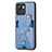 Funda Silicona Carcasa Ultrafina Goma con Magnetico S05D para Realme C30s Azul