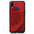 Funda Silicona Carcasa Ultrafina Goma con Magnetico S05D para Samsung Galaxy A10s Rojo