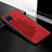 Funda Silicona Carcasa Ultrafina Goma con Magnetico S05D para Samsung Galaxy A12 5G Rojo