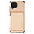 Funda Silicona Carcasa Ultrafina Goma con Magnetico S05D para Samsung Galaxy A22 4G Oro