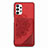 Funda Silicona Carcasa Ultrafina Goma con Magnetico S05D para Samsung Galaxy A32 5G Rojo