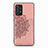 Funda Silicona Carcasa Ultrafina Goma con Magnetico S05D para Samsung Galaxy A52 4G Oro Rosa