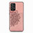 Funda Silicona Carcasa Ultrafina Goma con Magnetico S05D para Samsung Galaxy A52s 5G Oro Rosa