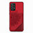 Funda Silicona Carcasa Ultrafina Goma con Magnetico S05D para Samsung Galaxy A72 4G Rojo