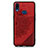 Funda Silicona Carcasa Ultrafina Goma con Magnetico S05D para Samsung Galaxy M01s Rojo