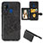 Funda Silicona Carcasa Ultrafina Goma con Magnetico S05D para Samsung Galaxy M31 Prime Edition Negro