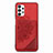 Funda Silicona Carcasa Ultrafina Goma con Magnetico S05D para Samsung Galaxy M32 5G Rojo