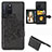 Funda Silicona Carcasa Ultrafina Goma con Magnetico S05D para Samsung Galaxy M80S Negro