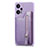 Funda Silicona Carcasa Ultrafina Goma con Magnetico S05D para Xiaomi Poco F5 5G Morado