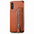 Funda Silicona Carcasa Ultrafina Goma con Magnetico S05D para Xiaomi Redmi 9i Marron