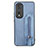 Funda Silicona Carcasa Ultrafina Goma con Magnetico S06D para Huawei Honor 80 Pro Flat 5G Azul