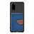 Funda Silicona Carcasa Ultrafina Goma con Magnetico S06D para Samsung Galaxy S20 5G Azul