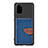 Funda Silicona Carcasa Ultrafina Goma con Magnetico S06D para Samsung Galaxy S20 Plus 5G Azul