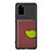 Funda Silicona Carcasa Ultrafina Goma con Magnetico S06D para Samsung Galaxy S20 Plus 5G Marron