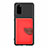 Funda Silicona Carcasa Ultrafina Goma con Magnetico S06D para Samsung Galaxy S20 Rojo
