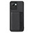 Funda Silicona Carcasa Ultrafina Goma con Magnetico S07D para Realme C30 Negro