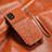 Funda Silicona Carcasa Ultrafina Goma con Magnetico S07D para Samsung Galaxy A22s 5G Marron