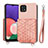 Funda Silicona Carcasa Ultrafina Goma con Magnetico S08D para Samsung Galaxy A22s 5G Rosa