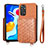 Funda Silicona Carcasa Ultrafina Goma con Magnetico S08D para Xiaomi Redmi Note 11S 4G Marron