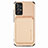 Funda Silicona Carcasa Ultrafina Goma con Magnetico S09D para Samsung Galaxy A52 4G Oro