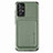 Funda Silicona Carcasa Ultrafina Goma con Magnetico S09D para Samsung Galaxy A52 5G Verde