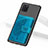 Funda Silicona Carcasa Ultrafina Goma con Magnetico S09D para Samsung Galaxy M60s Azul