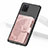 Funda Silicona Carcasa Ultrafina Goma con Magnetico S09D para Samsung Galaxy M60s Rosa