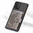 Funda Silicona Carcasa Ultrafina Goma con Magnetico S09D para Samsung Galaxy M80S Gris