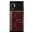 Funda Silicona Carcasa Ultrafina Goma con Magnetico S09D para Samsung Galaxy Note 10 Plus 5G Marron