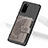 Funda Silicona Carcasa Ultrafina Goma con Magnetico S09D para Samsung Galaxy S20 Gris