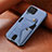 Funda Silicona Carcasa Ultrafina Goma con Magnetico S10D para Samsung Galaxy A12 Azul