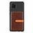 Funda Silicona Carcasa Ultrafina Goma con Magnetico S10D para Samsung Galaxy M60s Marron