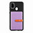 Funda Silicona Carcasa Ultrafina Goma con Magnetico S11D para Samsung Galaxy M21 Morado